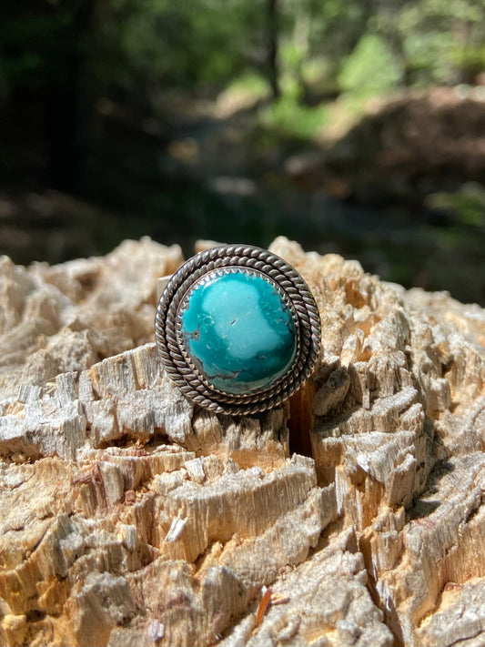 'Heather' Hubei Turquoise Ring